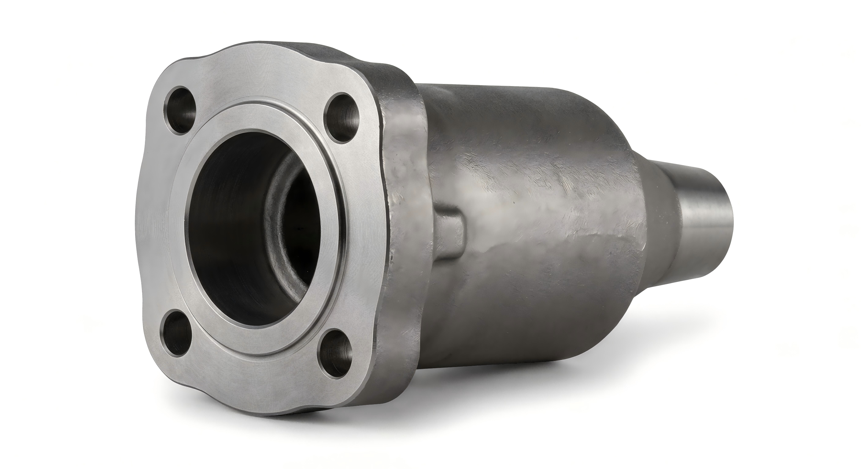 Heat-Resistant Steel Burner Nozzle Casting Custom heat-resistant steel investment cast burner nozzle with machined flange and flow passage