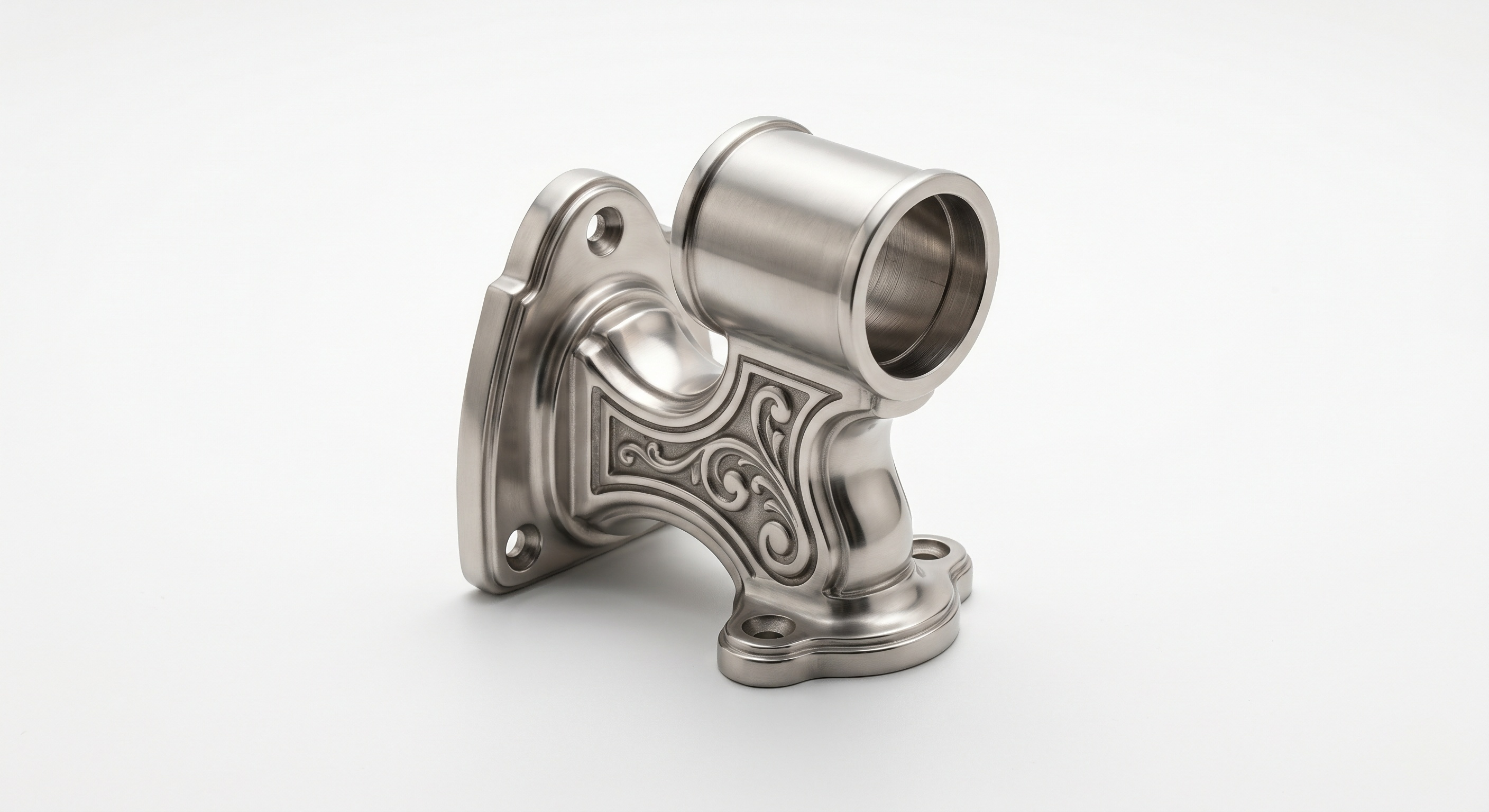 Architectural Decorative Hardware Investment Casting Parts Custom investment cast architectural decorative hardware component with refined metal surface and functional design
