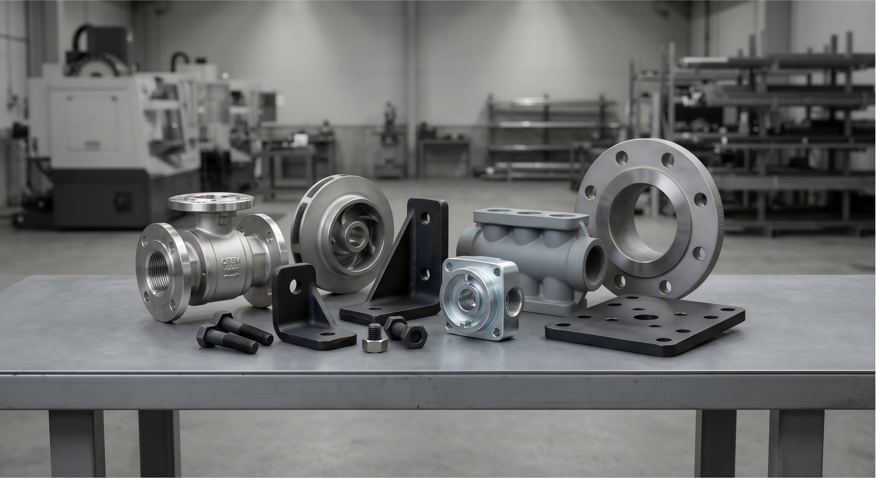 Surface Finishing by Material for Investment Cast Components Surface finishing examples for stainless steel carbon steel alloy steel and aluminum cast parts