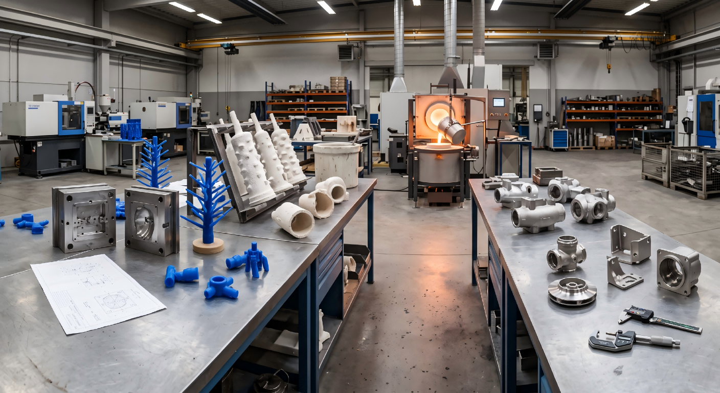 Our Investment Casting Process Investment casting process from tooling and wax patterns to finished steel castings