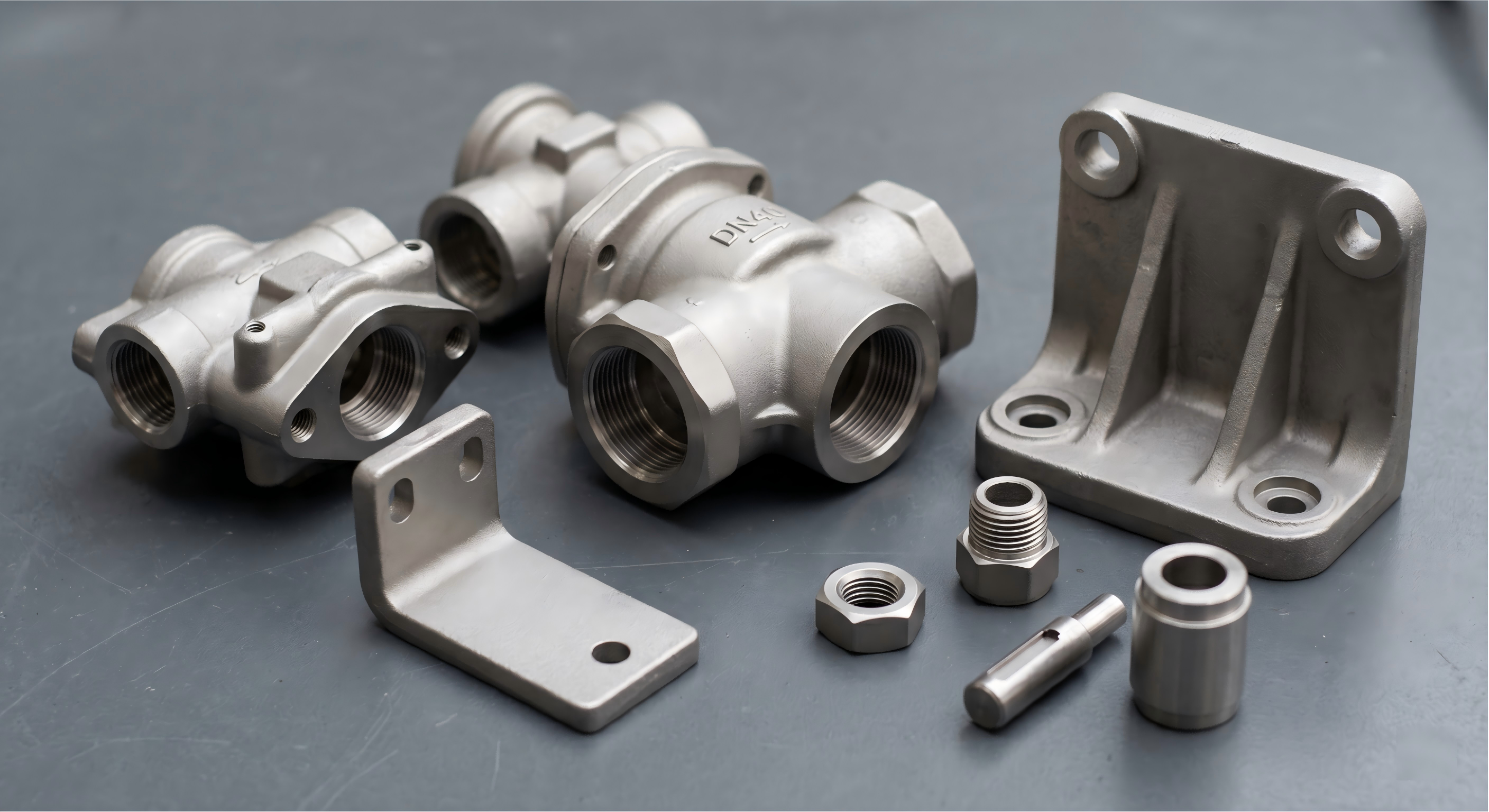 Shot Blasting and Bead Blasting for Investment Cast Parts Bead blasted stainless steel investment cast parts with uniform matte surface