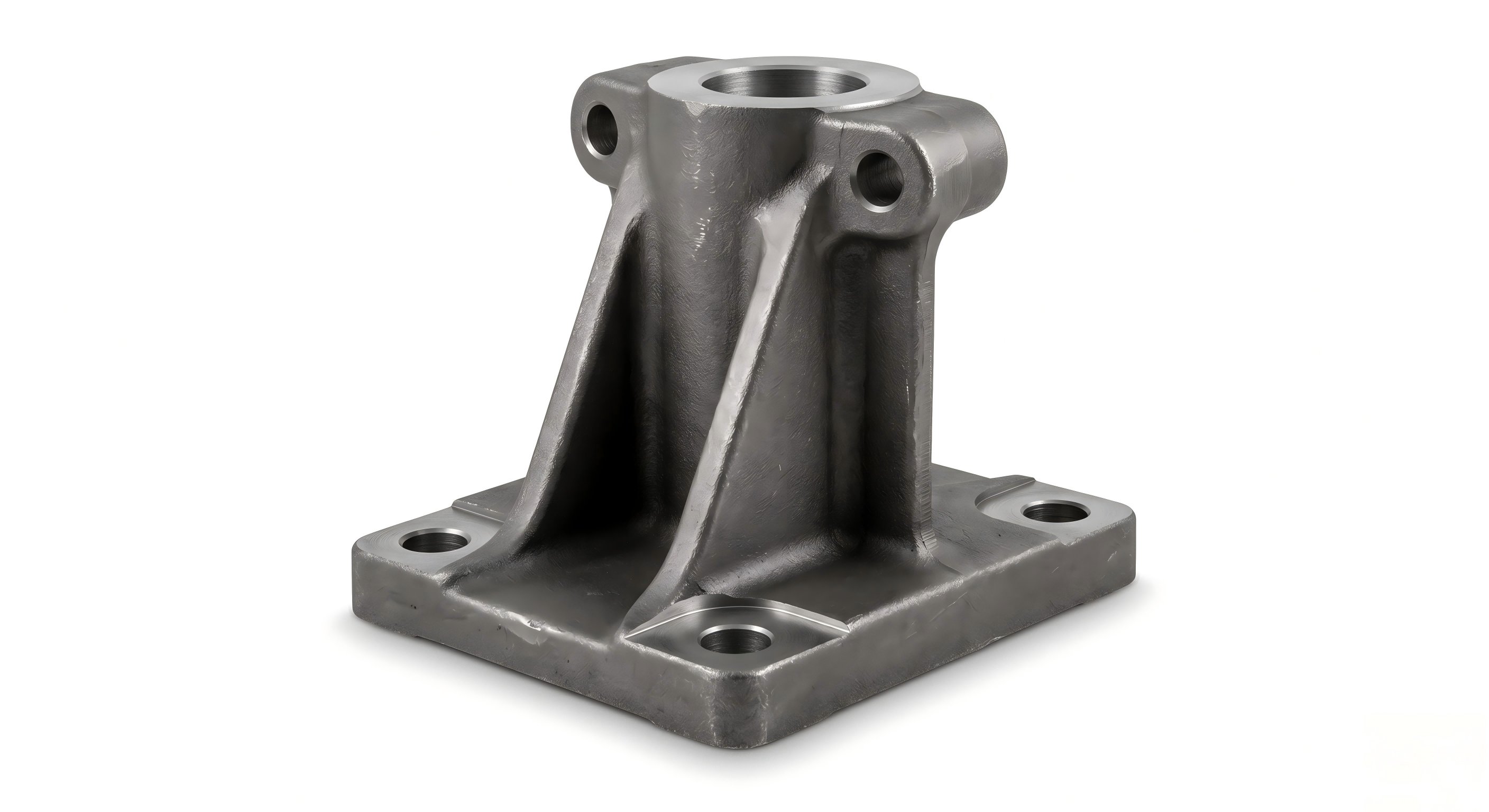 Heat-Resistant Steel Furnace Fixture Casting Custom heat-resistant cast steel furnace fixture and reinforced support bracket
