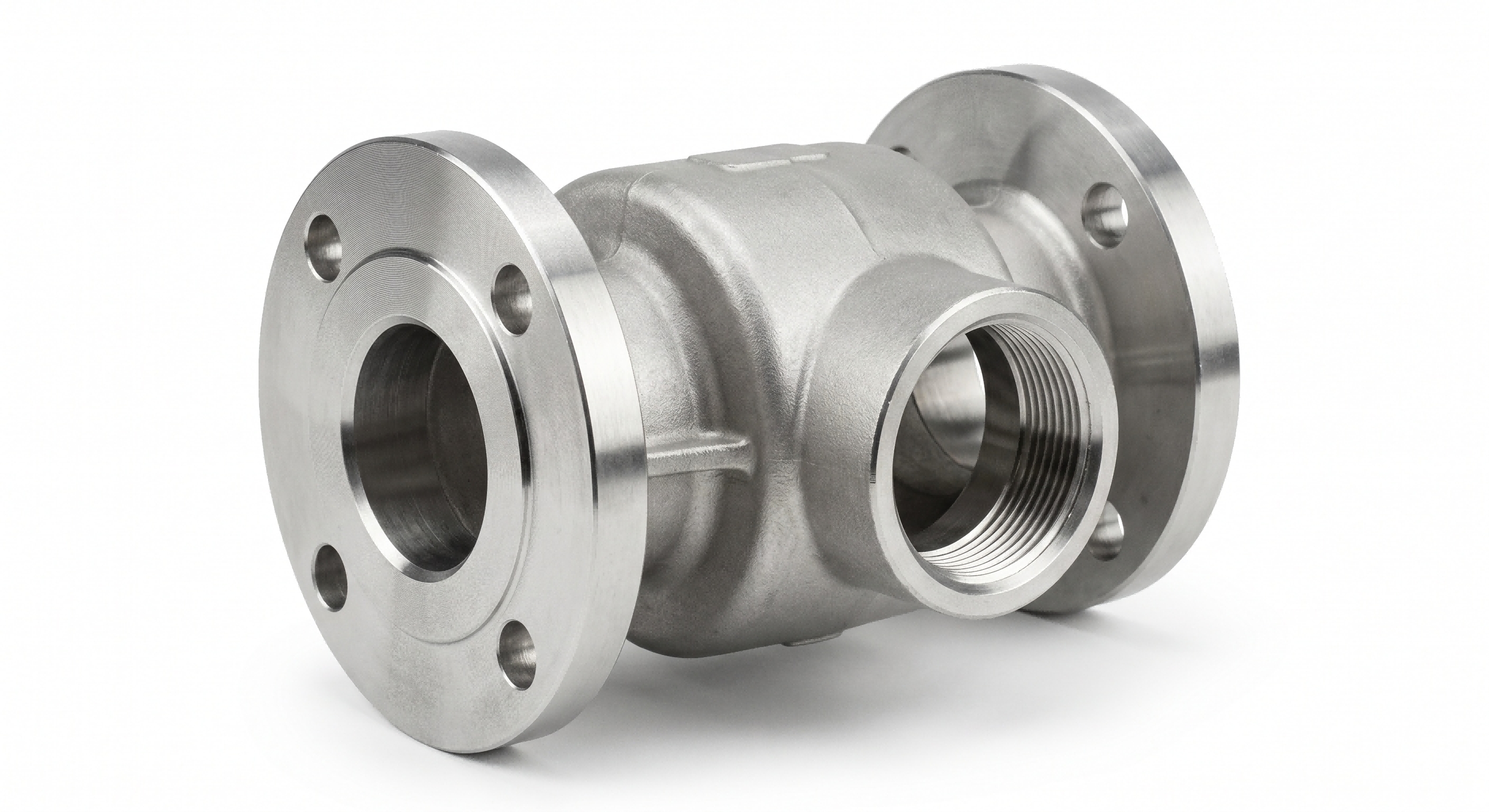 Flow Meter Body Investment Casting Component Stainless steel investment cast flow meter body for instrumentation applications