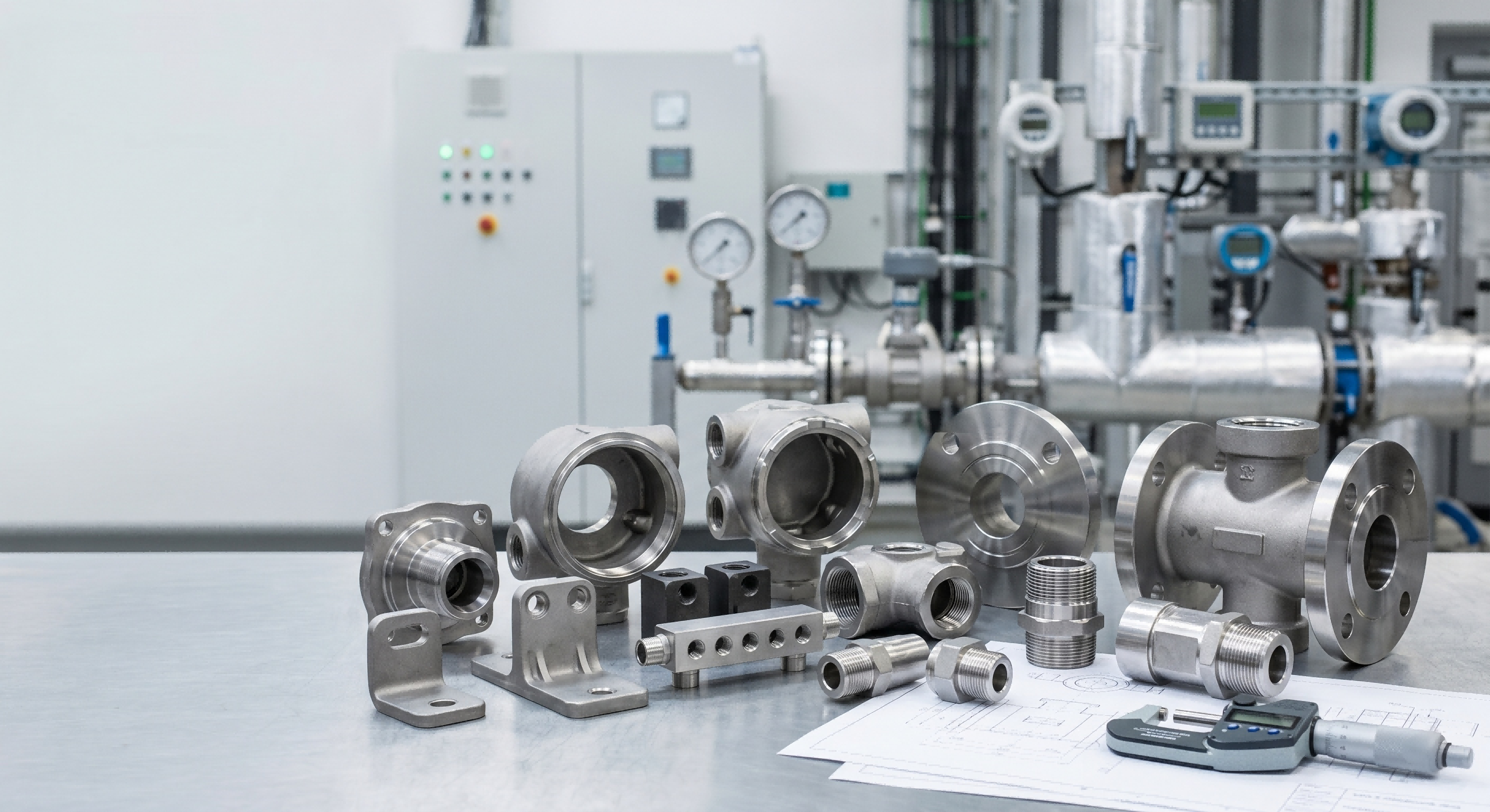 Custom Power Engineering & Instrumentation Investment Casting Components Precision cast and CNC machined metal components for power engineering and instrumentation applications