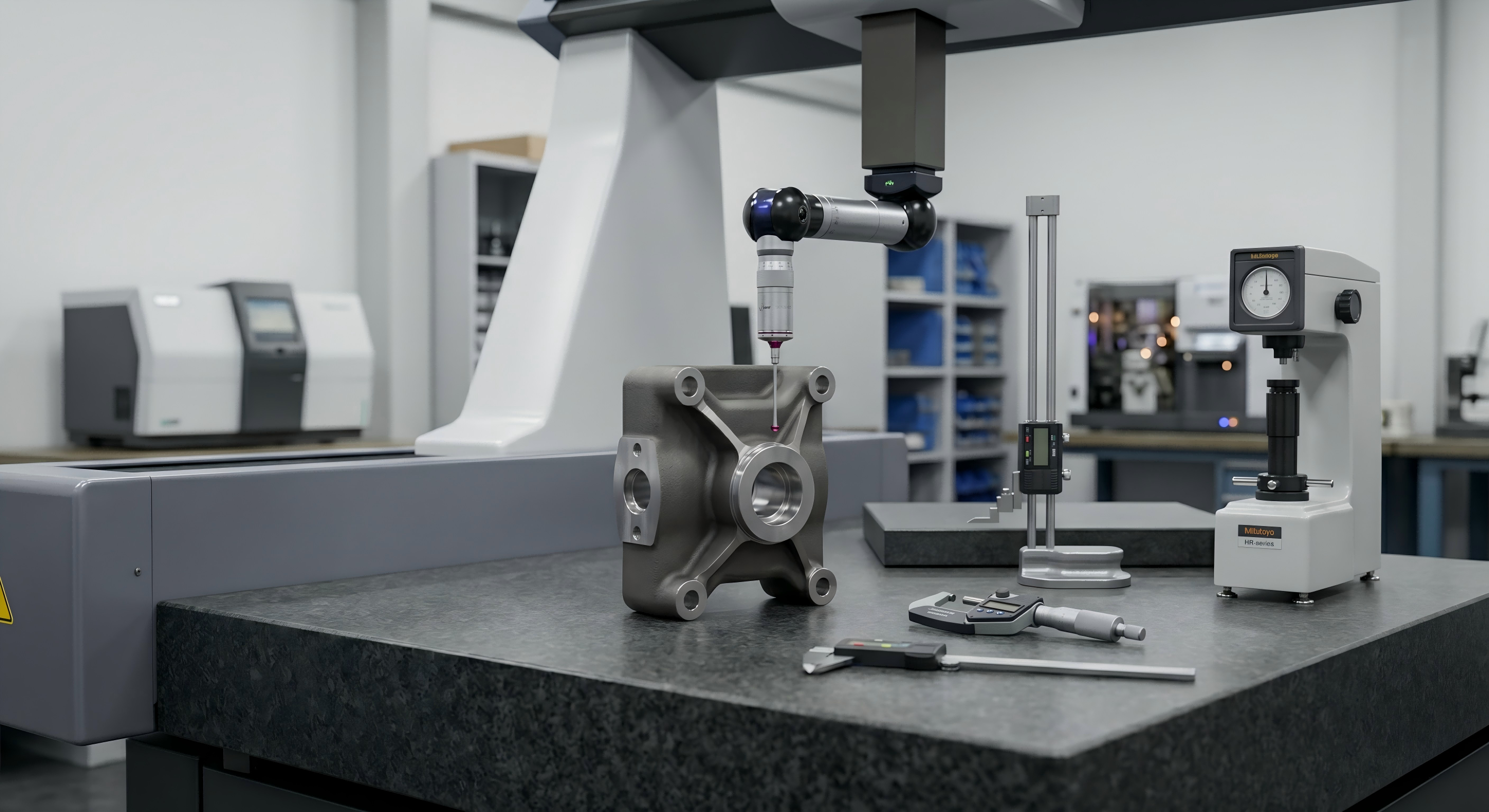 Heat-Resistant Steel Casting Quality Control Dimensional, material and hardness inspection of a custom heat-resistant steel investment casting