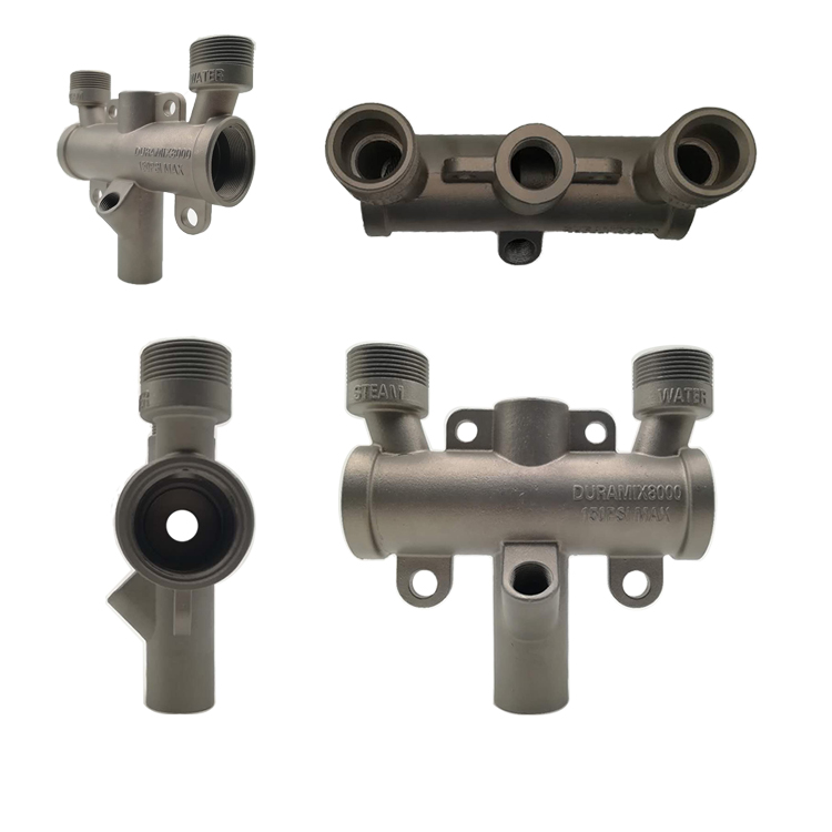 Industrial valve body casting part for pump and valve systems