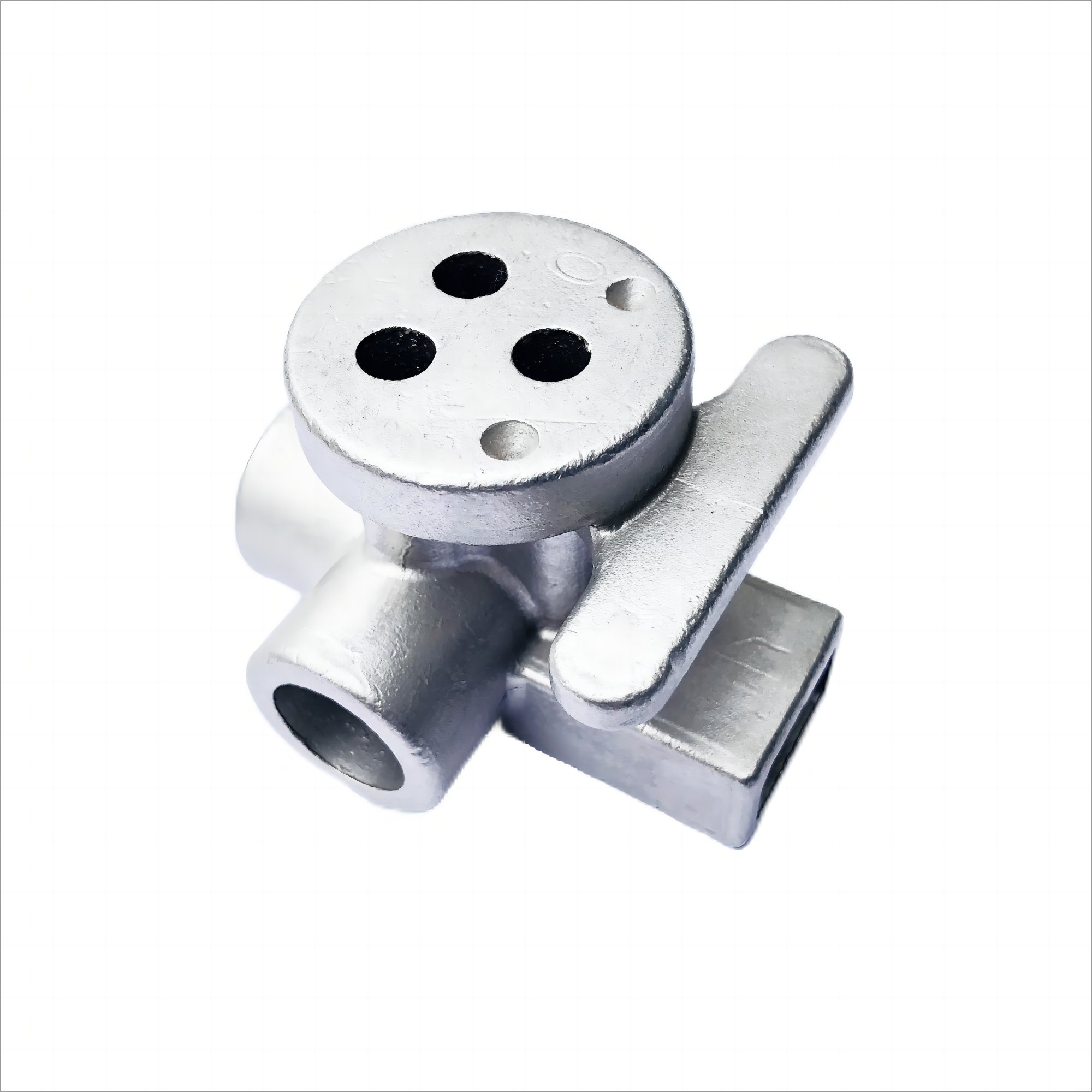 Cast metal hardware and architectural components with finished functional surfaces
