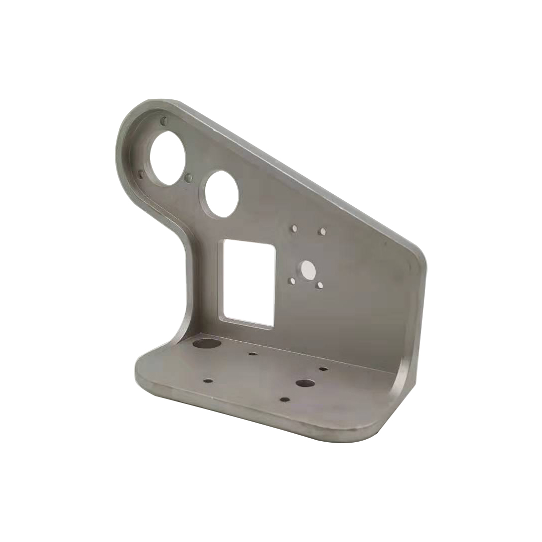 Carbon steel investment cast machinery bracket for industrial equipment