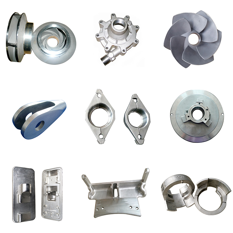 Cast Steel Foundry Stainless Steel Inclined Impeller Turbine Casting Part