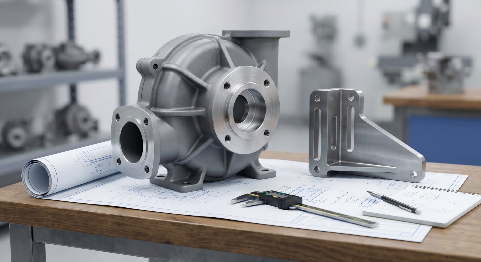 Engineering support for custom industrial machinery casting projects