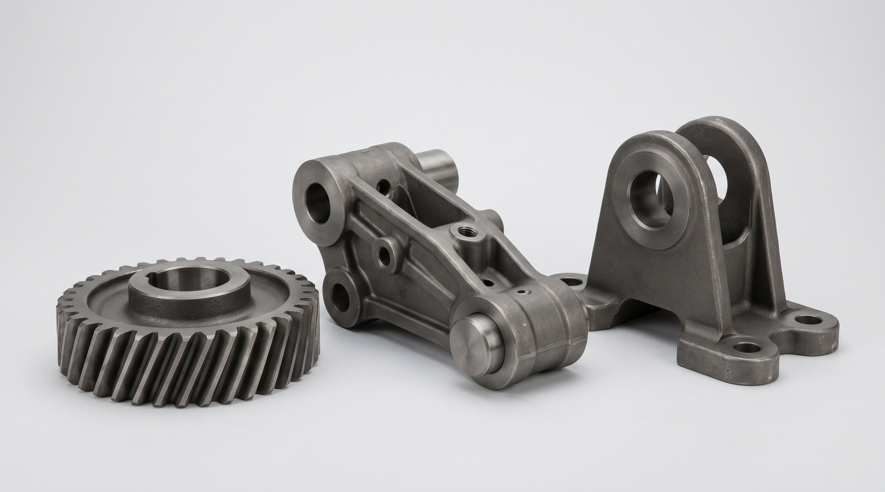 Alloy steel casting gear and structural components
