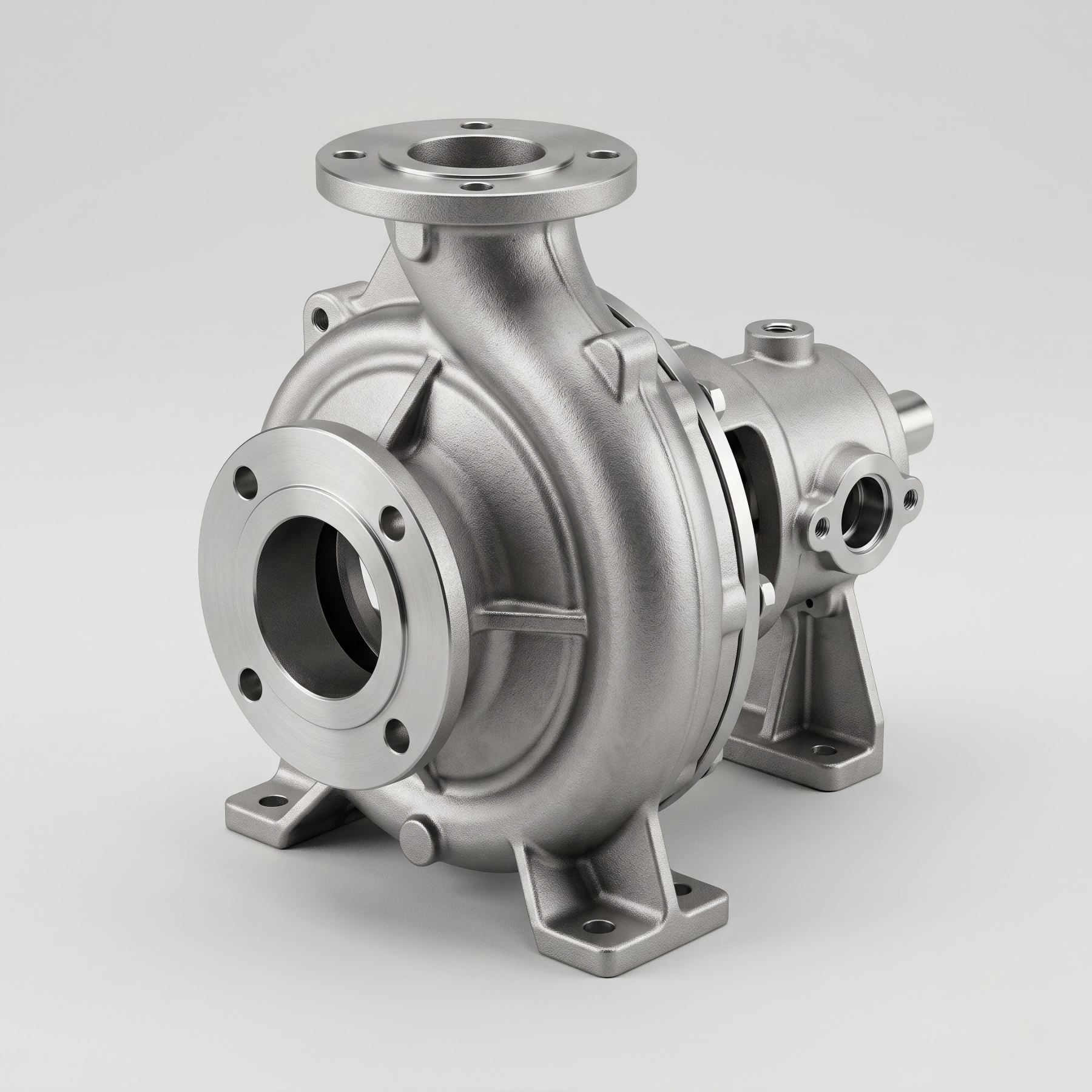 Custom pump housing casting for industrial fluid handling systems