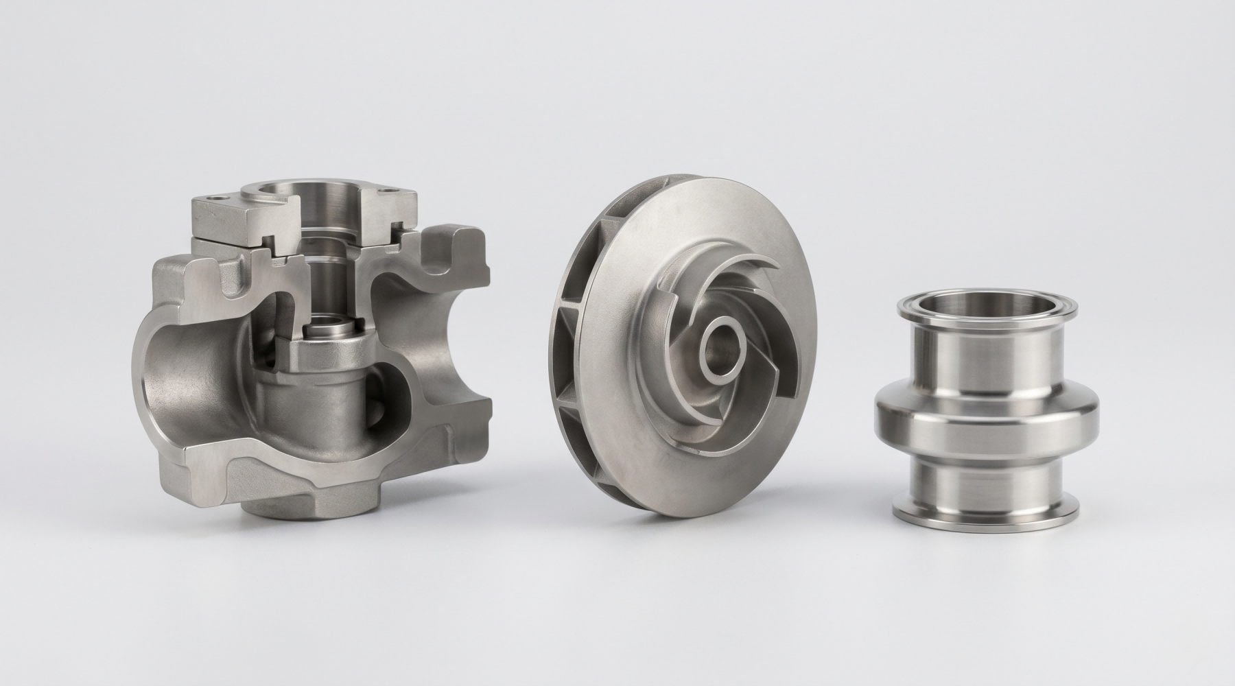 Stainless steel investment casting components