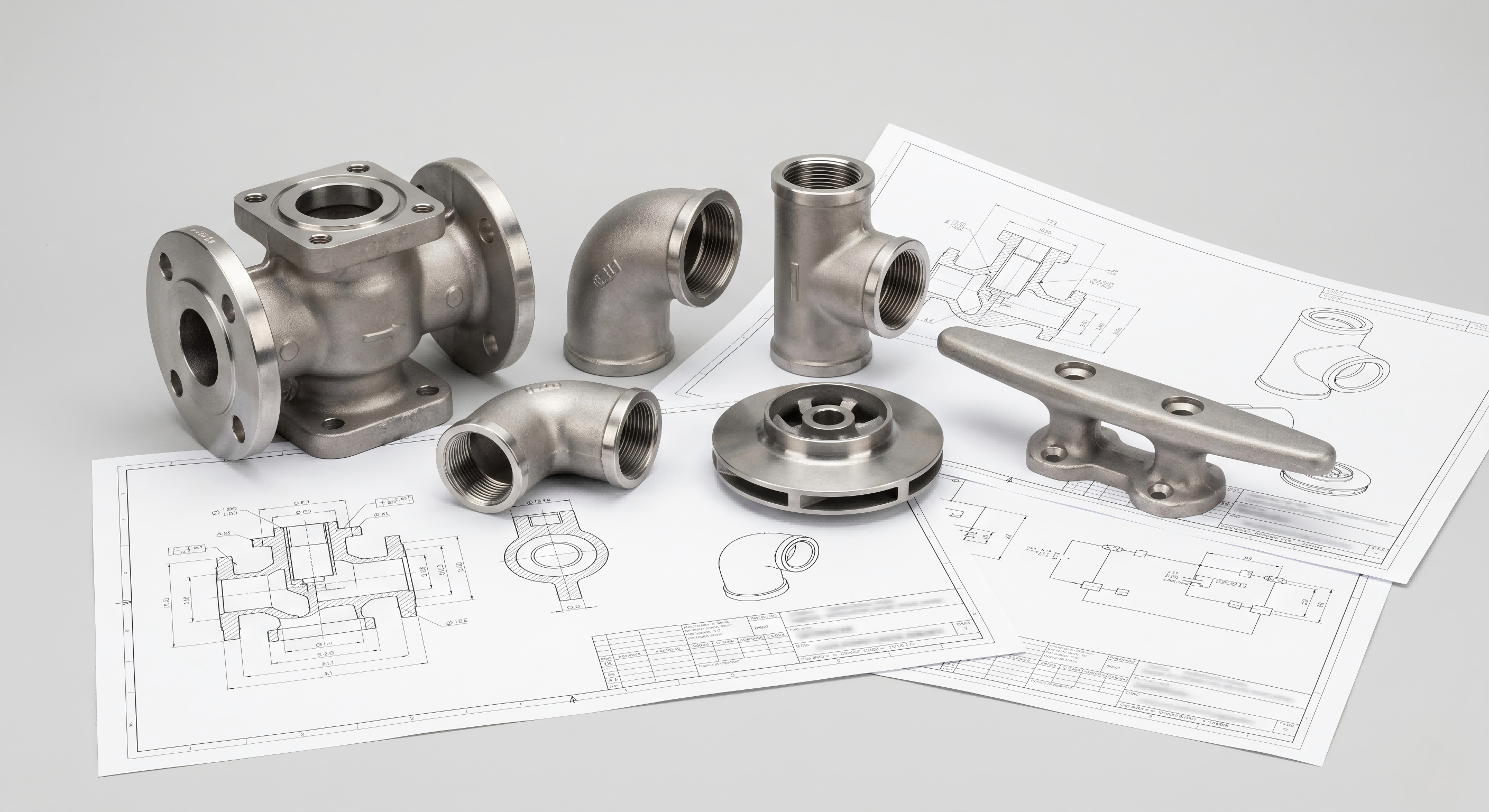 Engineering support for custom petrochemical and marine casting projects