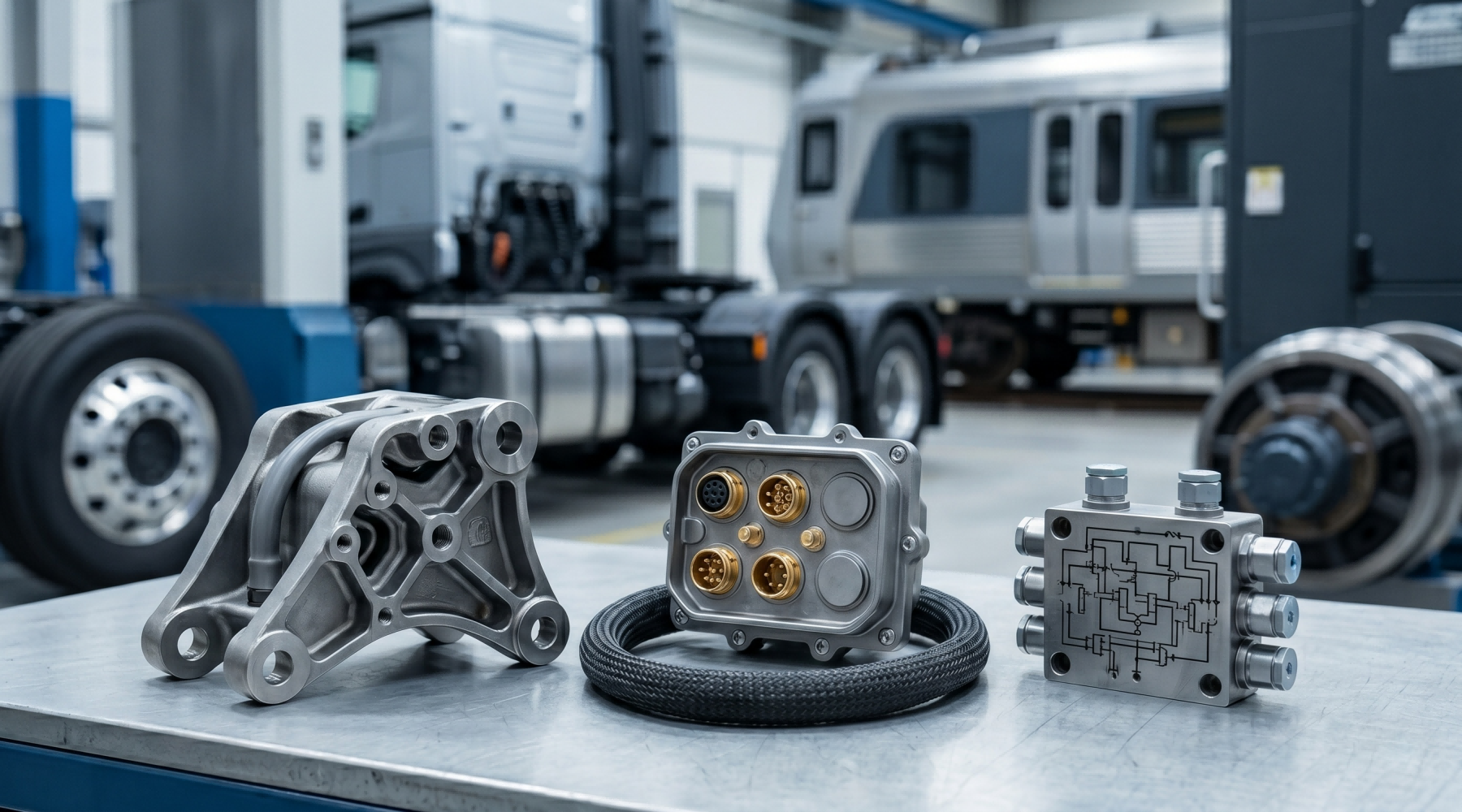 Custom cast parts for transportation equipment applications