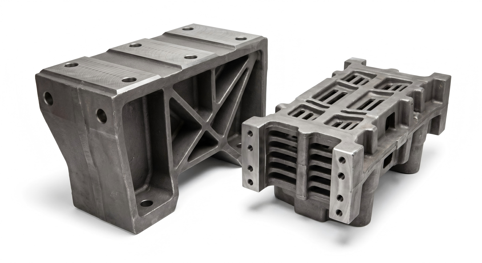Wear-resistant and heat-resistant steel parts for industrial machinery