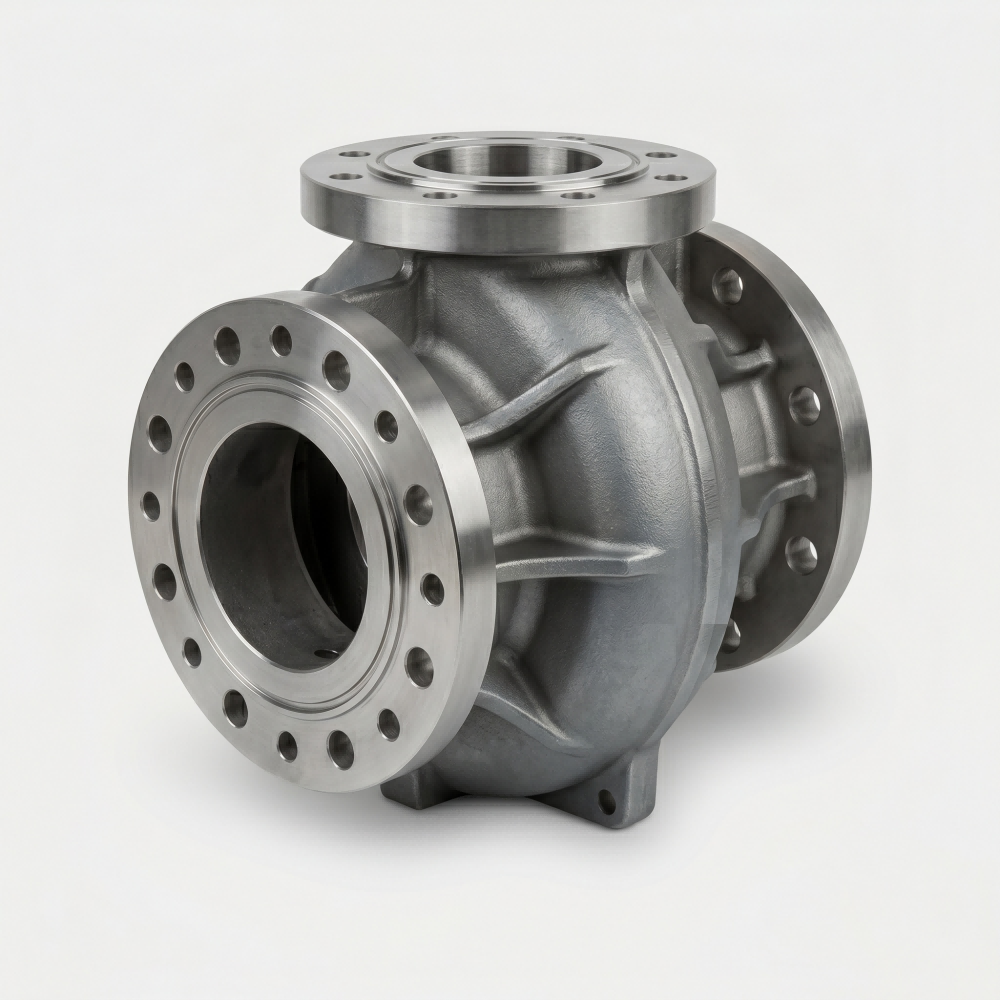 Duplex stainless steel casting for corrosive pump and valve applications