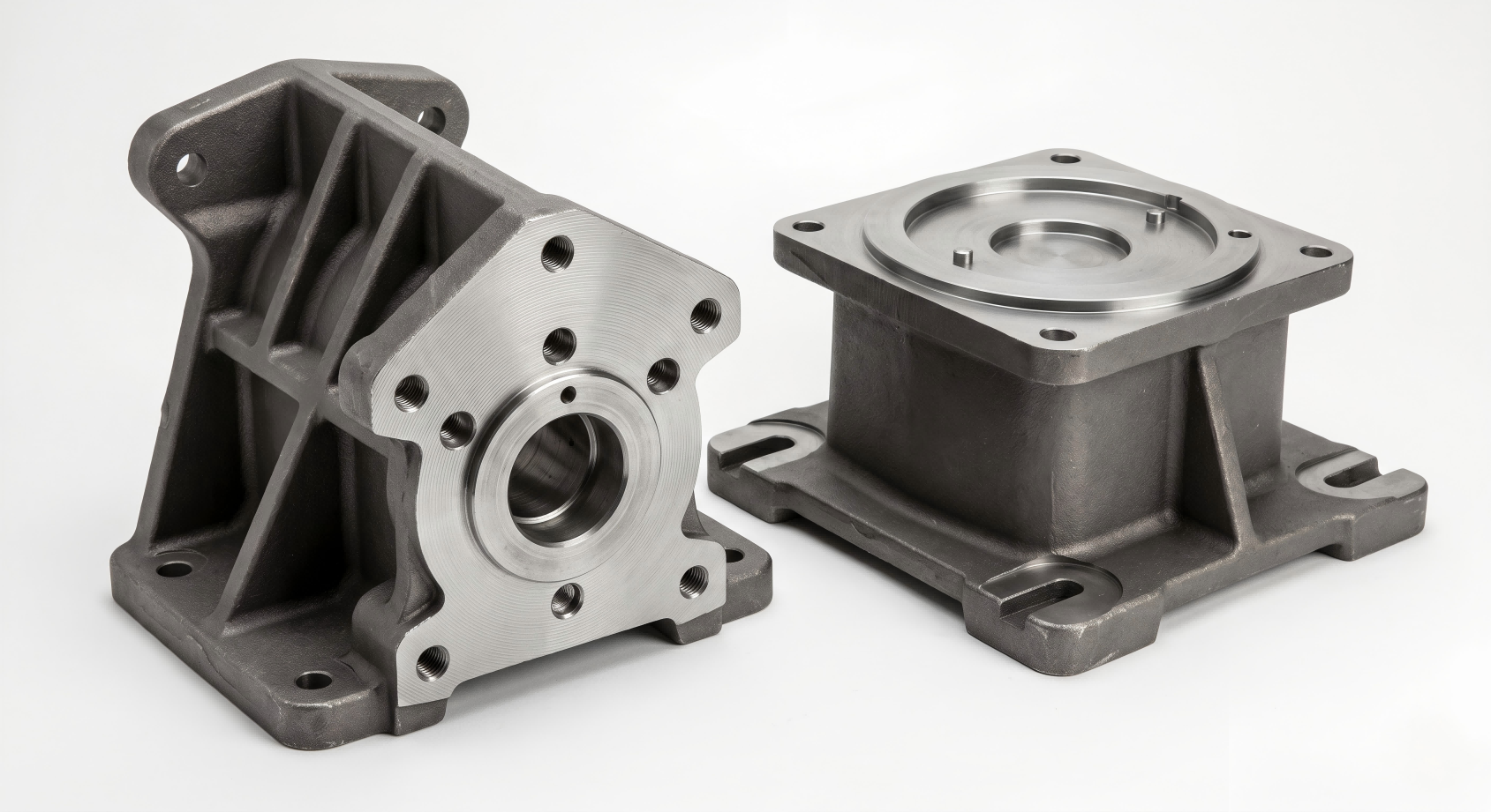 Carbon steel cast parts for industrial machinery structures