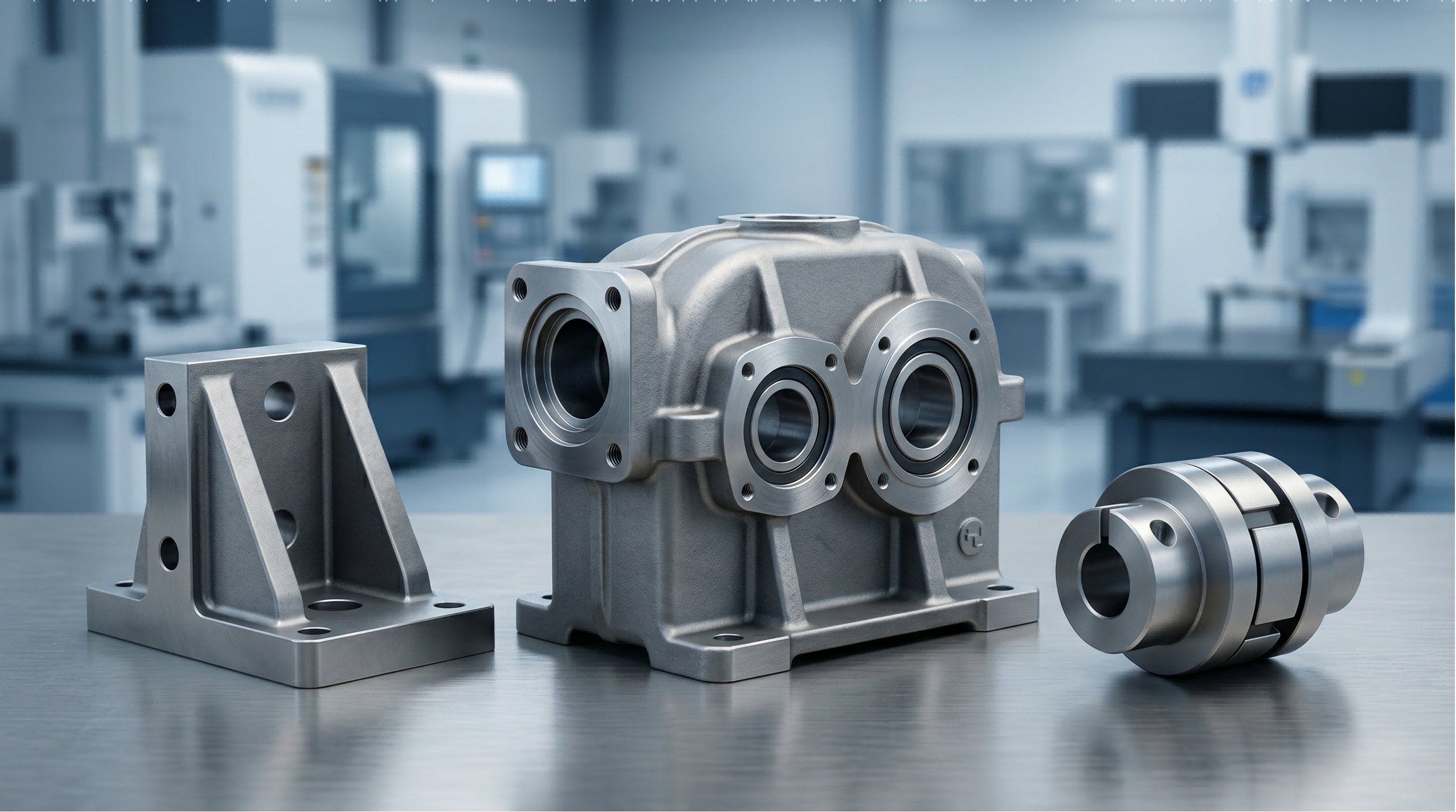 Custom cast and machined parts for industrial machinery