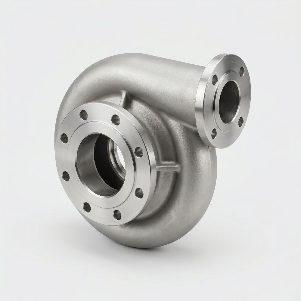 Stainless steel pump housing casting for pump and valve applications