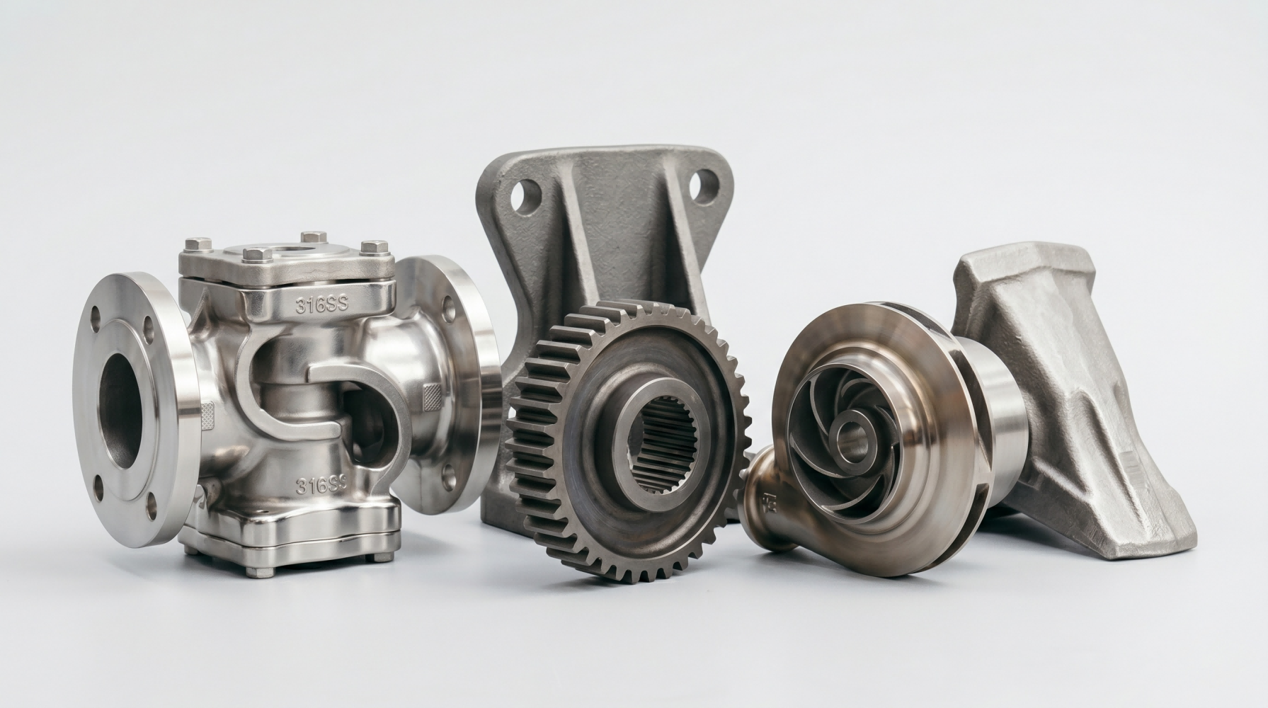 Overview of custom investment casting parts in stainless steel, carbon steel, alloy steel, and wear-resistant materials