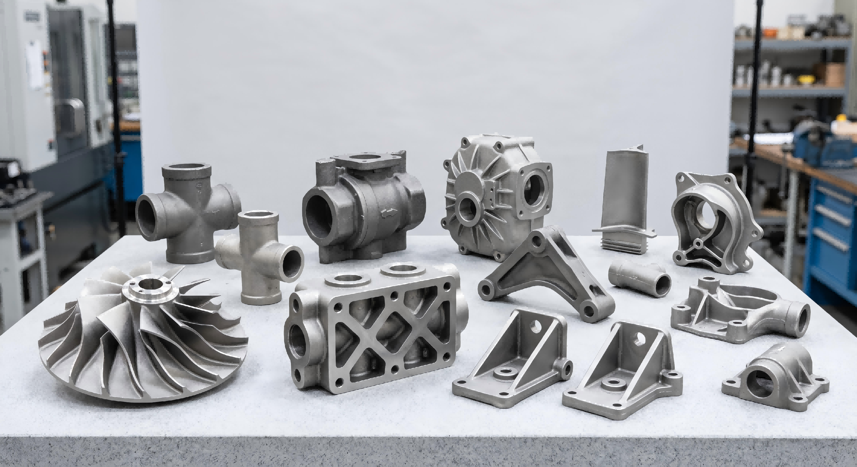 Custom steel investment castings for industrial components and machinery parts
