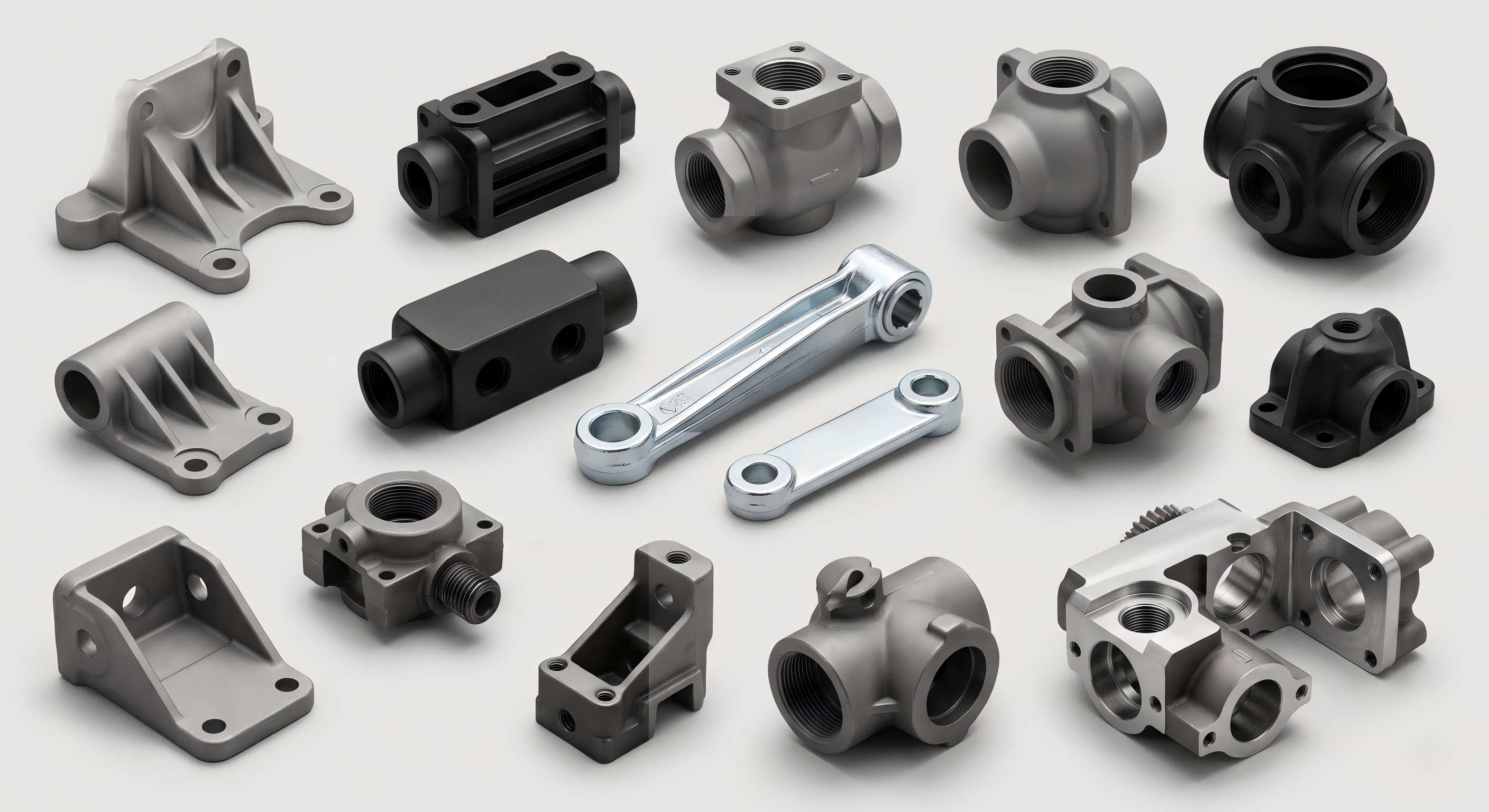Surface finishing options for carbon steel investment castings