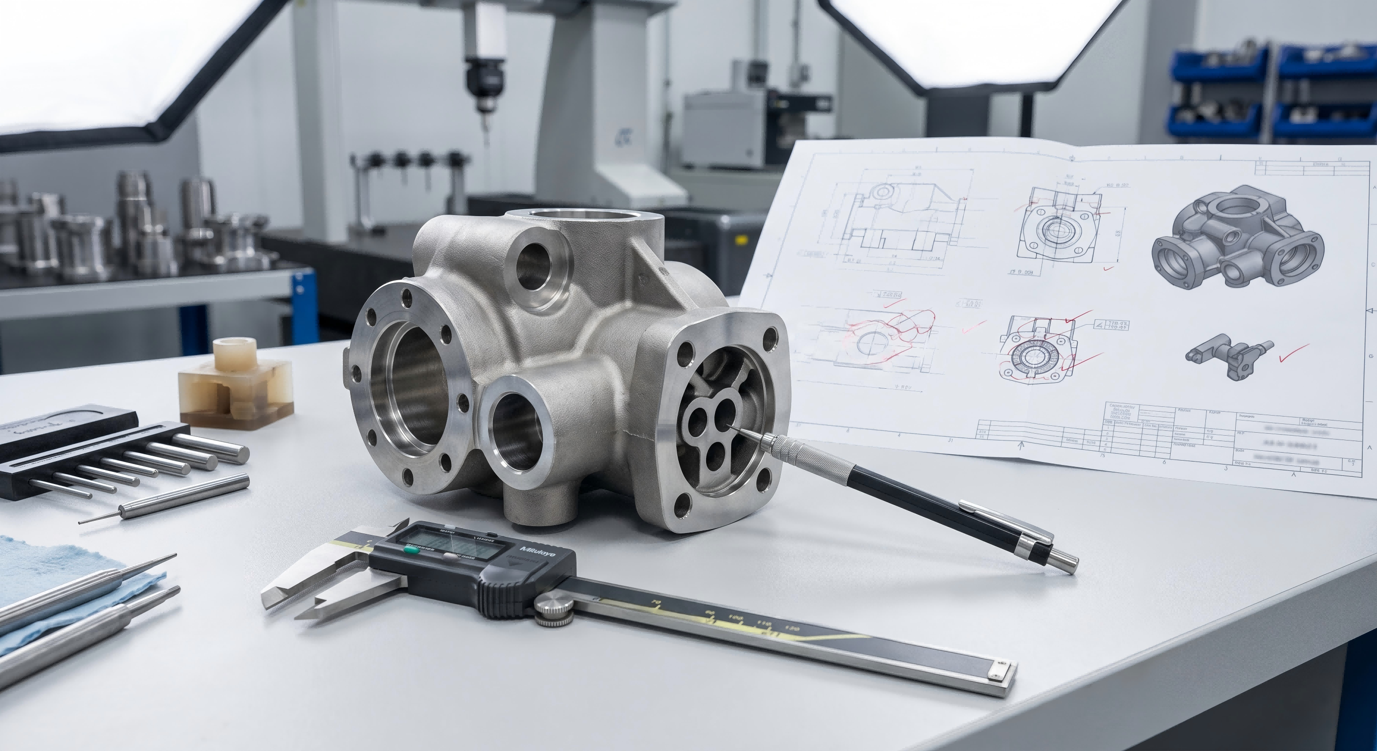 Investment casting hole and internal feature design consideration