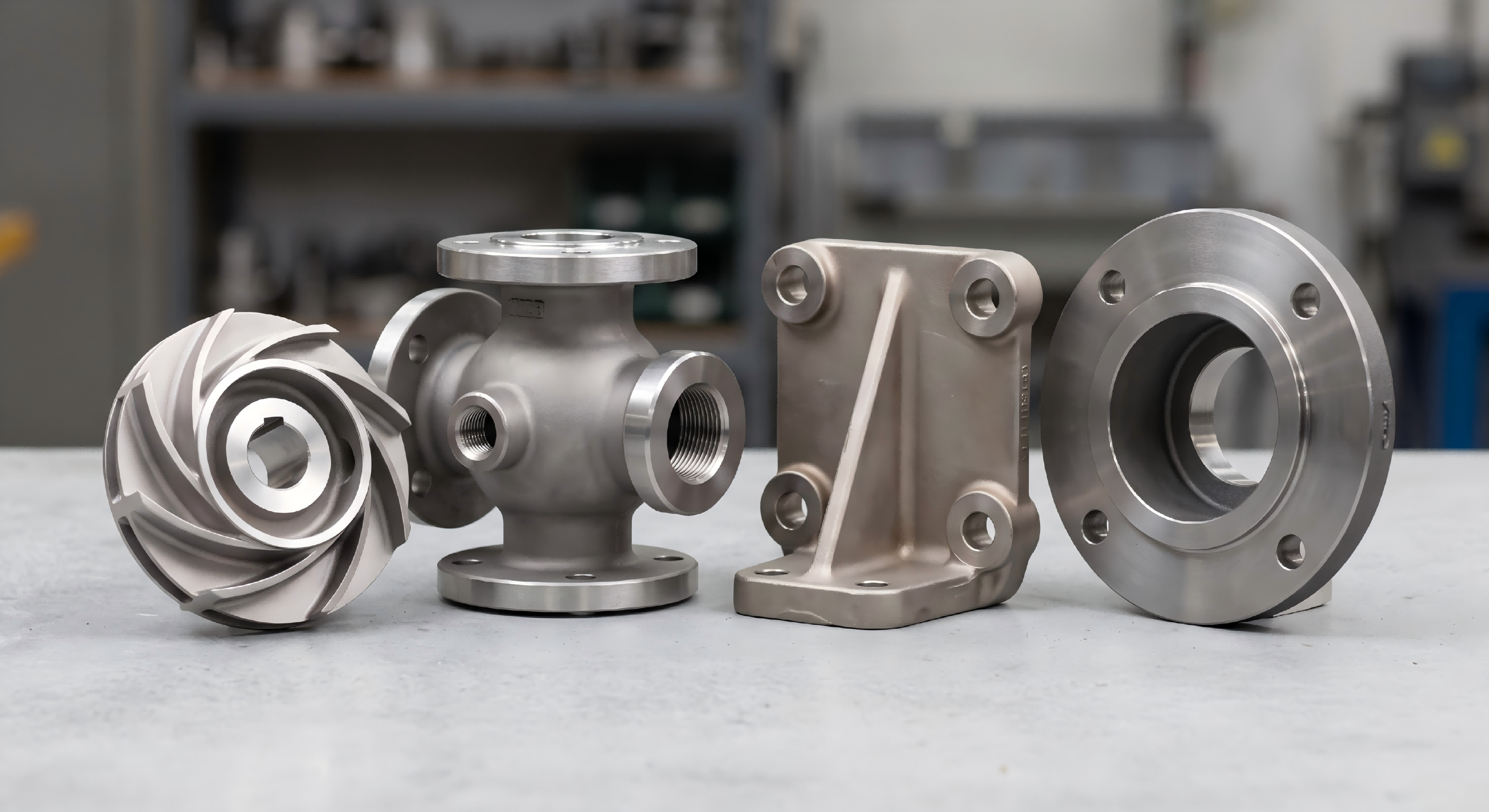 Steel investment castings made from stainless steel, carbon steel, alloy steel, duplex steel, heat resistant steel and wear resistant steel