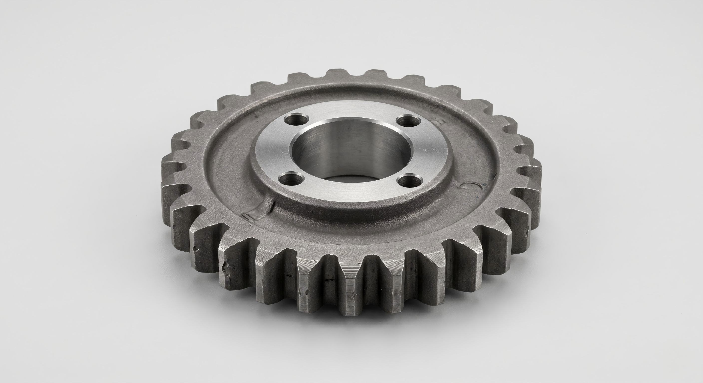 Wear-resistant steel ratchet wheel investment casting with precision teeth