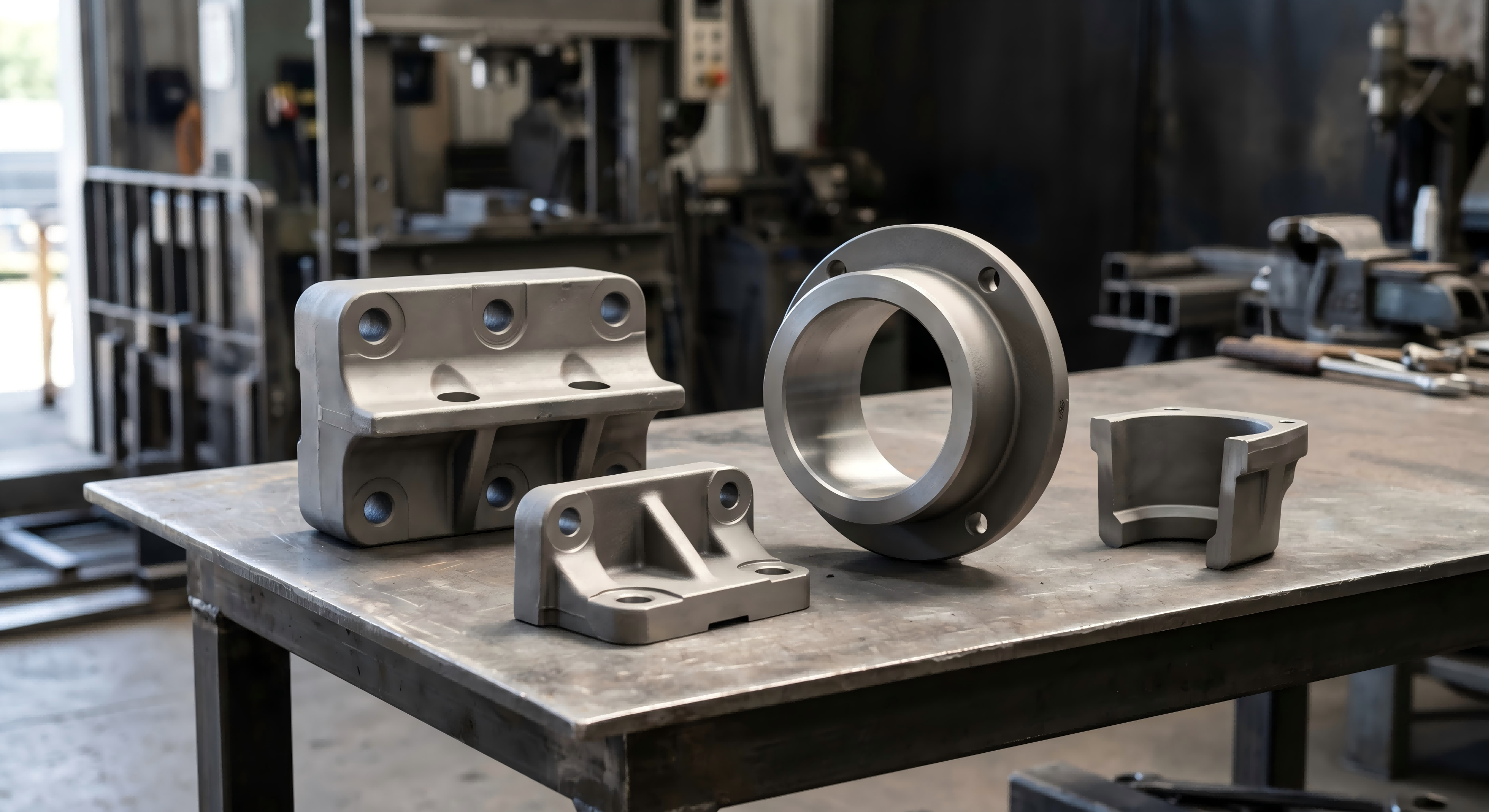 Custom wear-resistant steel investment cast components for abrasive and heavy-duty industrial applications