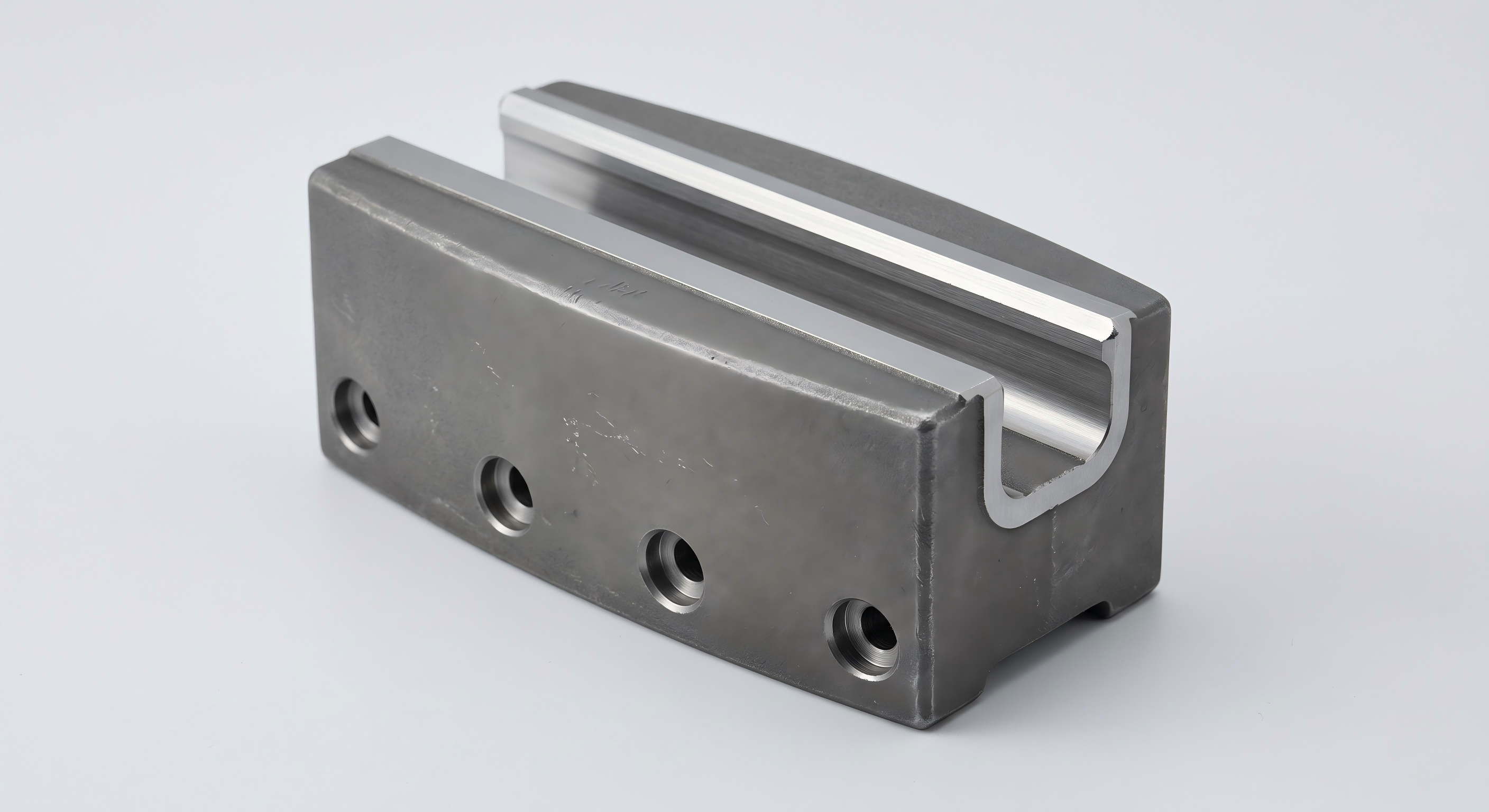 Custom wear-resistant steel guide block investment casting for sliding mechanisms