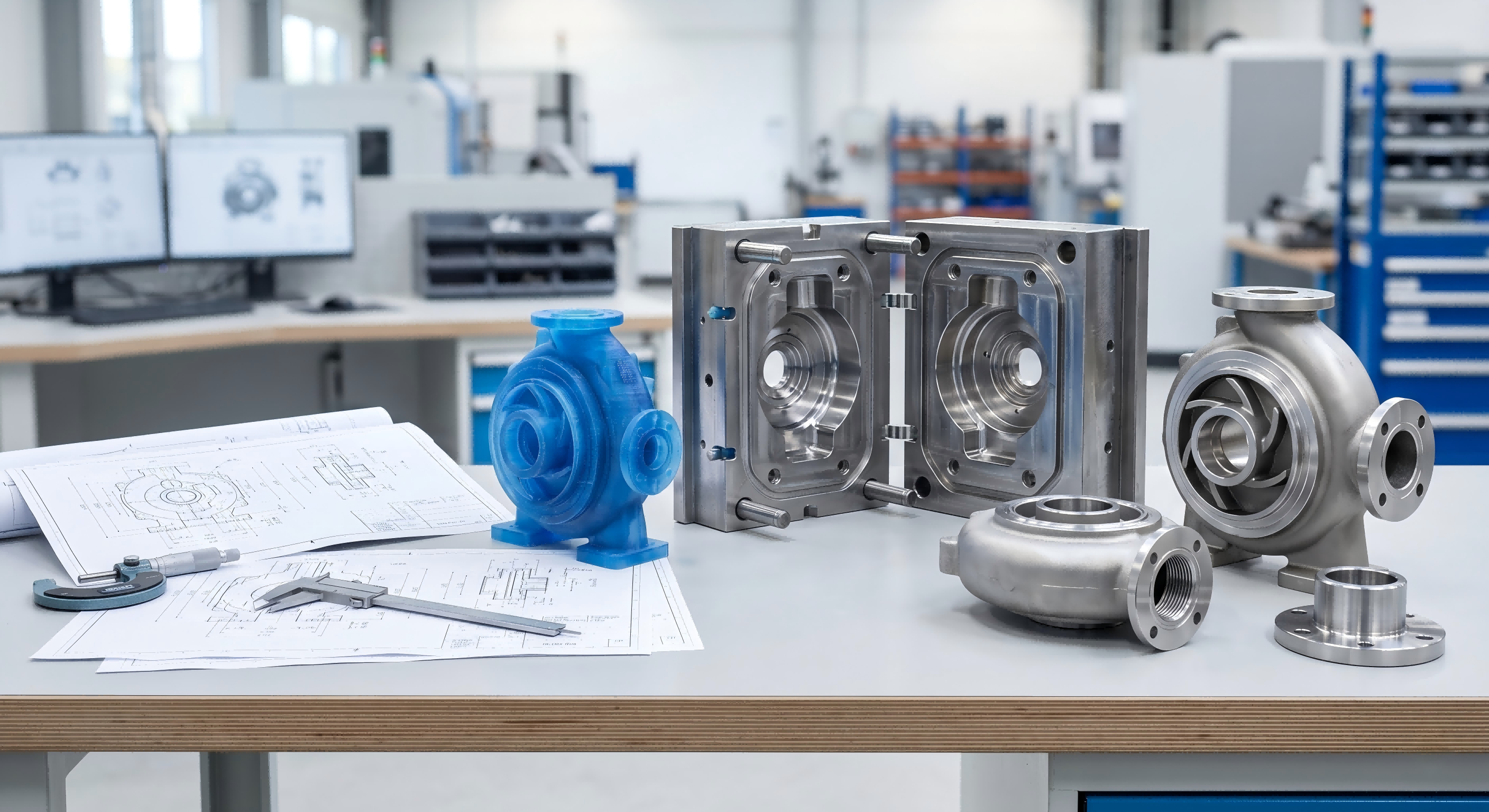 Project support before opening an investment casting tool