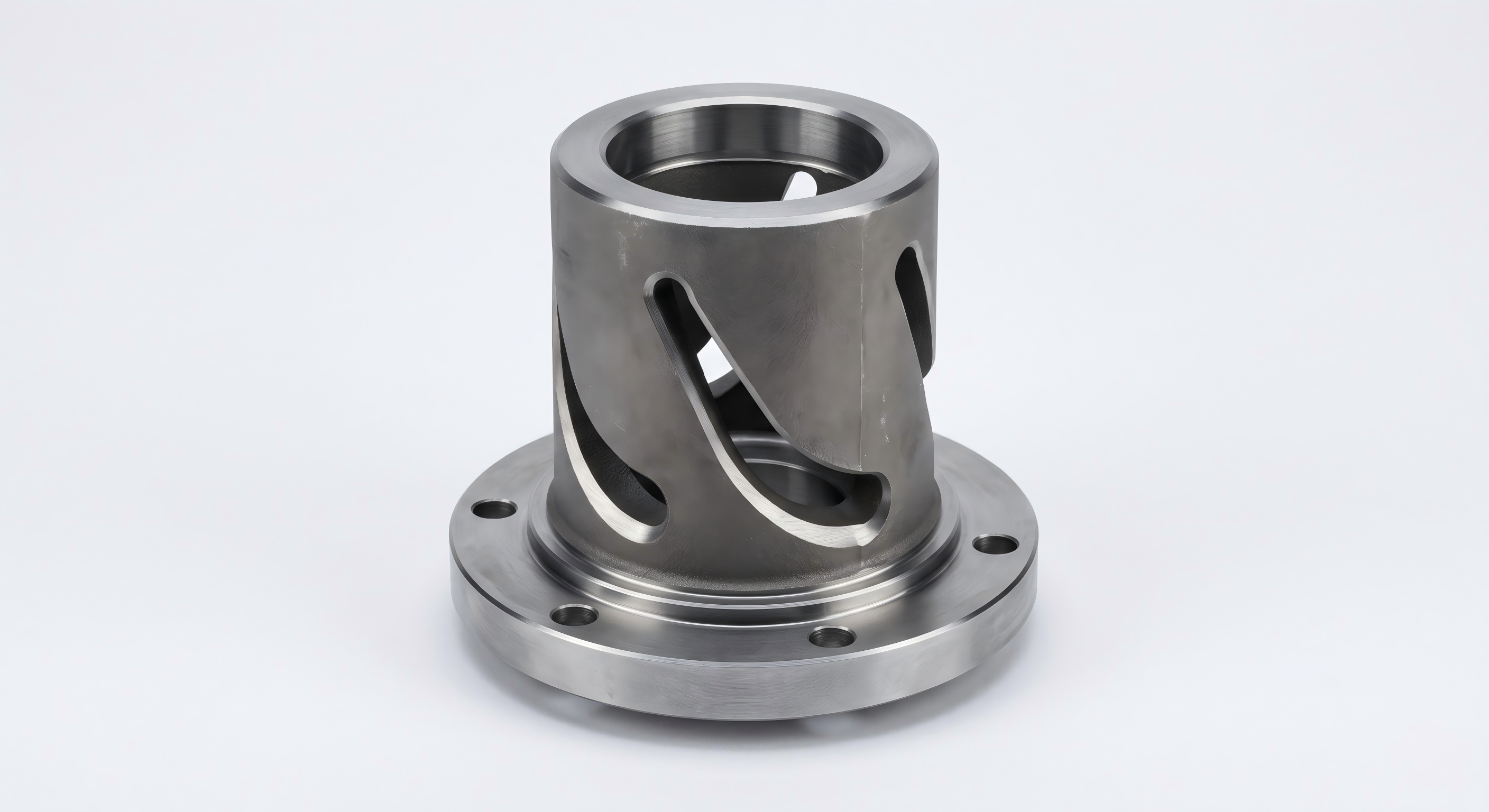 Wear-resistant steel valve cage investment casting with machined sealing surfaces