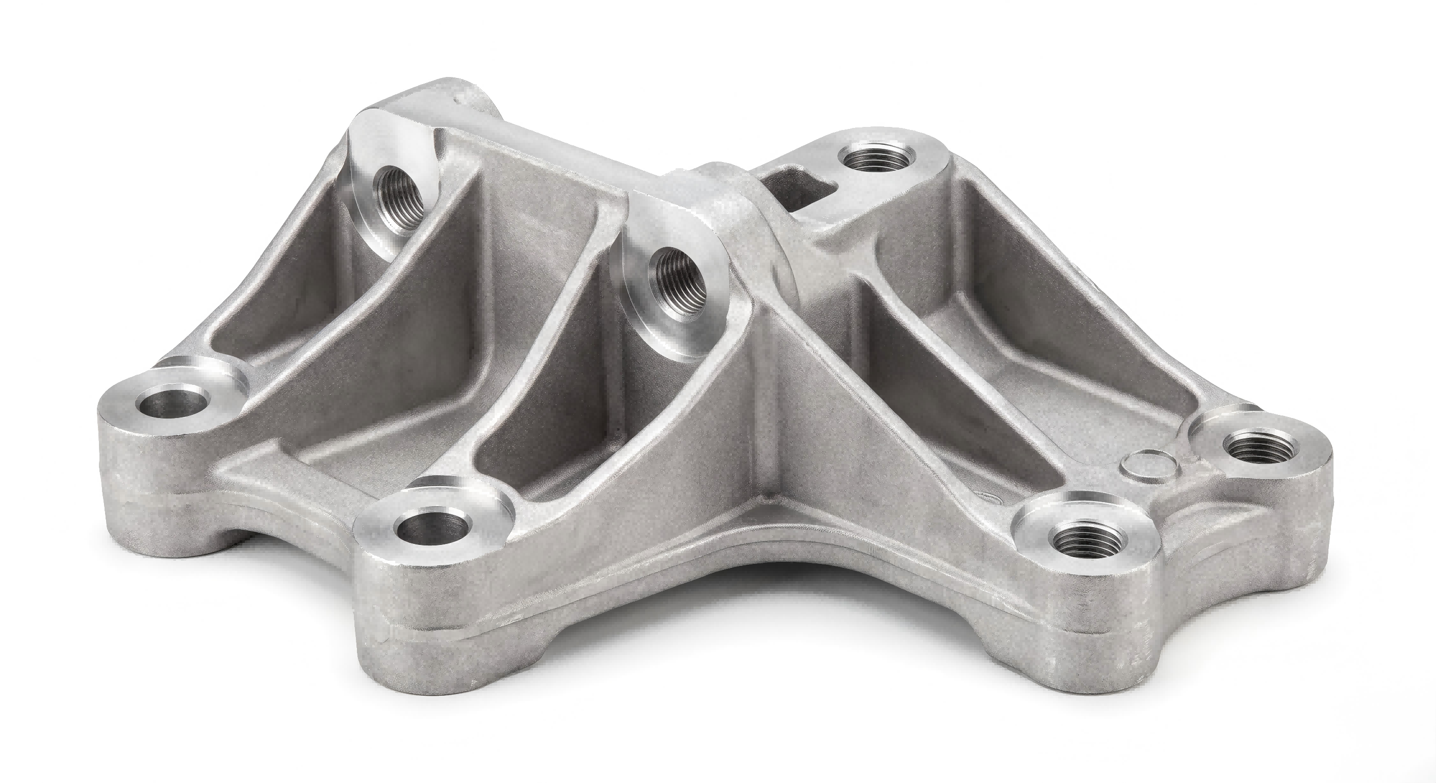 Custom steel mounting bracket for transportation equipment