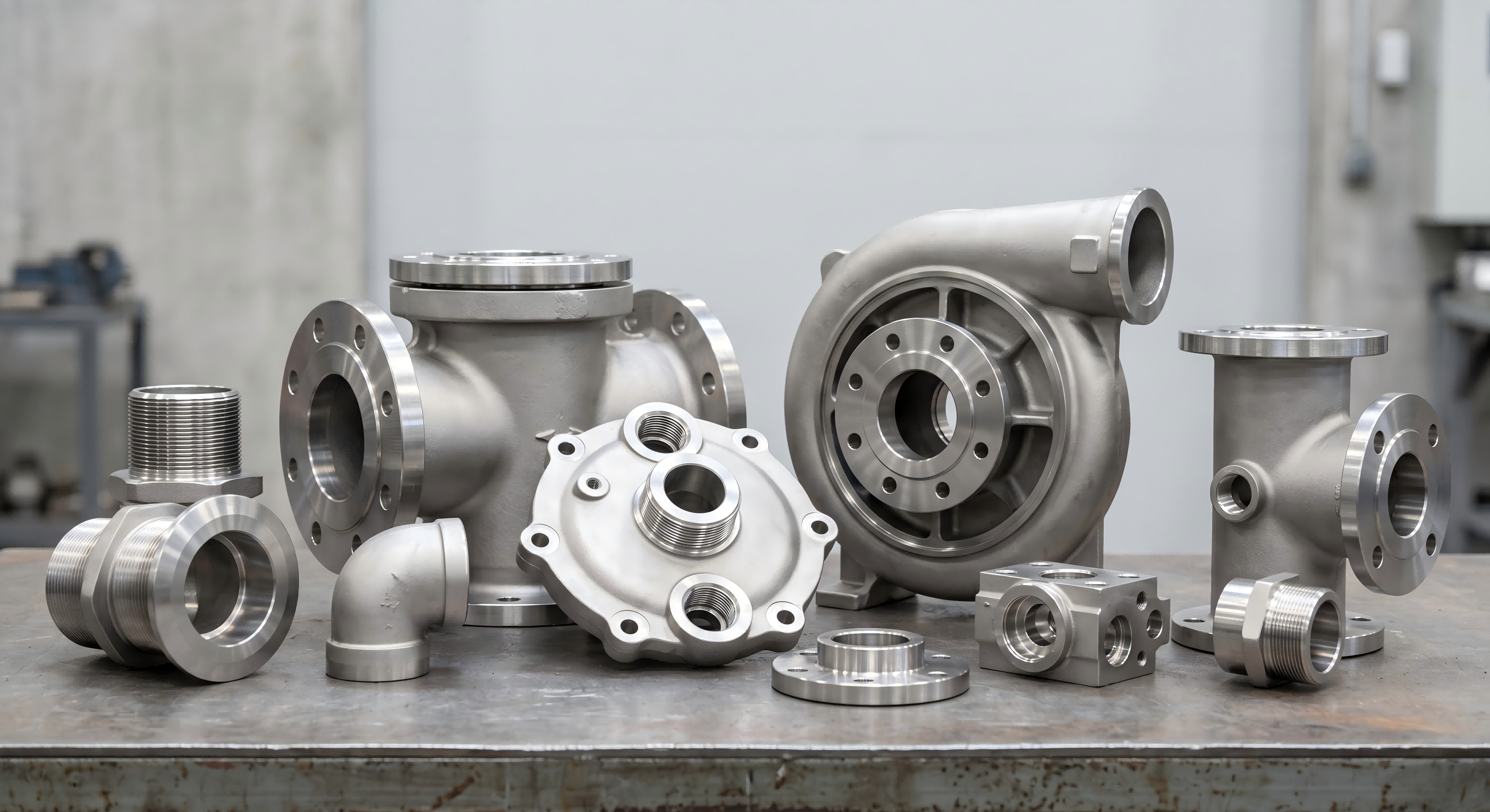 Duplex stainless steel investment casting parts for marine and chemical applications